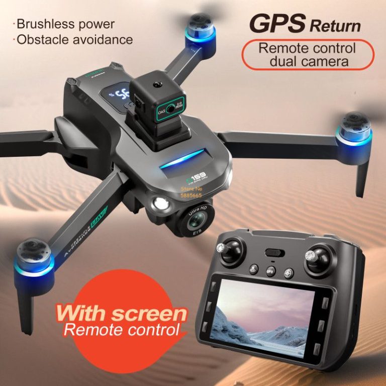 Drone Avec Caméra 4K 2.4G/5G WiFi FPV - 25 Min De Vol, Maintien D'Altitude, Vol Par Trajectoire, Idéal Débutants & Pros Drone 3 Vitesses