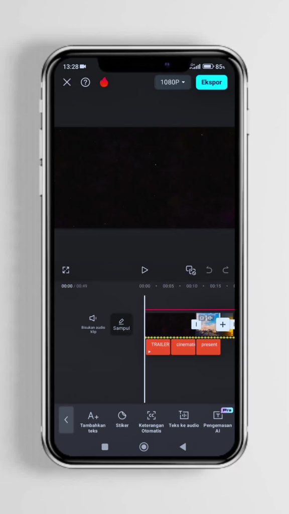 Faire une bande-annonce de film à l'aide de l'application Capcut