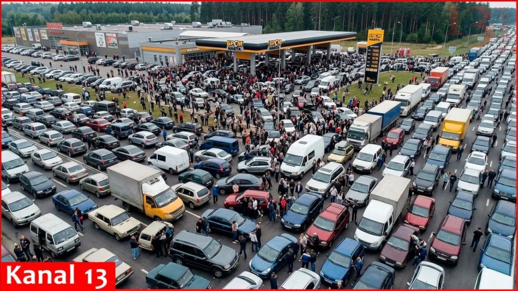 Ukrainian attacks have caused a gasoline shortage in Russia; long queues are back