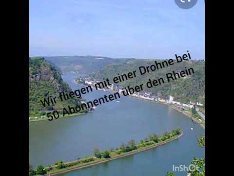 Drohne über den Rhein fliegen